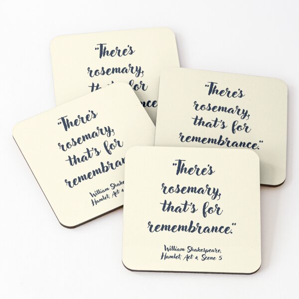 Item preview, Wicked Shakespeare Quote from Hamlet designed and sold by CharlottePlaceArt.