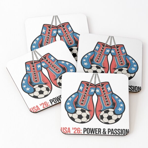 Item preview, USA 26 Power and Passion Soccer Boxing Gloves World Cup designed and sold by PixelWaveBD.