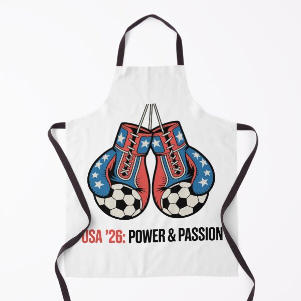 Item preview, USA 26 Power and Passion Soccer Boxing Gloves World Cup designed and sold by PixelWaveBD.