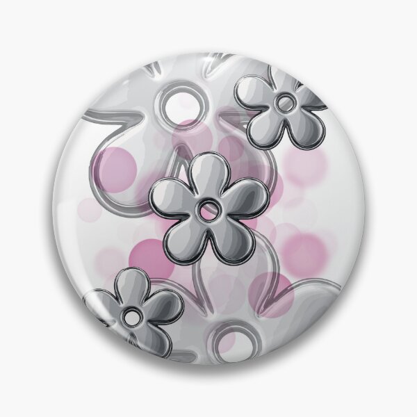 Item preview, Flower in Metallic Style - Metllic Illustration designed and sold by iamKRUK.