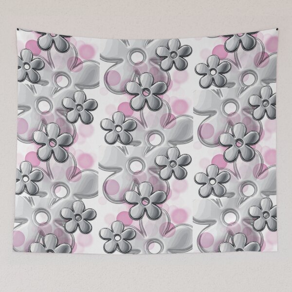 Item preview, Flower in Metallic Style - Metllic Illustration designed and sold by iamKRUK.