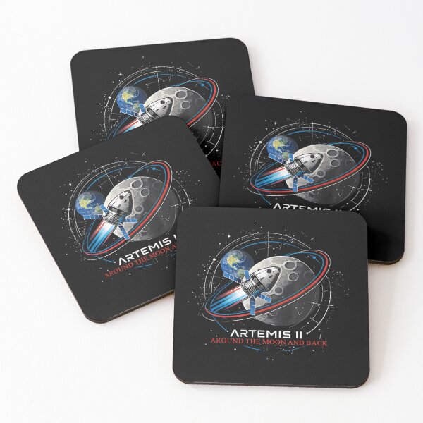 Item preview, Artemis II Around The Moon and Back Astronaut Explorer designed and sold by ZalcArtStore.
