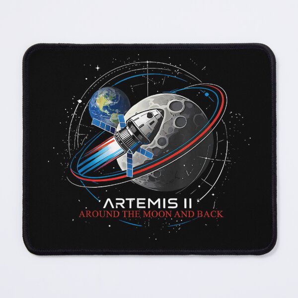 Item preview, Artemis II Around The Moon and Back Astronaut Explorer designed and sold by ZalcArtStore.
