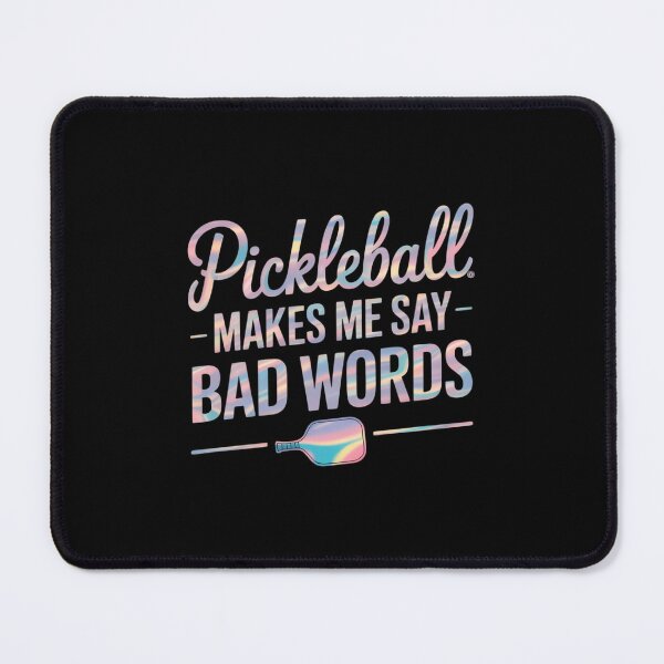 Item preview, Pickleball Makes Me Say Bad Words Tie Dye Pickleball Players designed and sold by Moon-Ape.