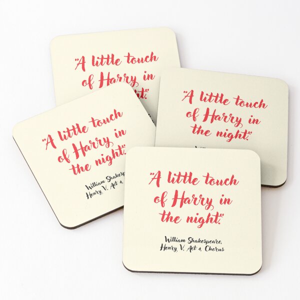 Item preview, Lit Shakespeare Quote from Henry the Fifth designed and sold by CharlottePlaceArt.