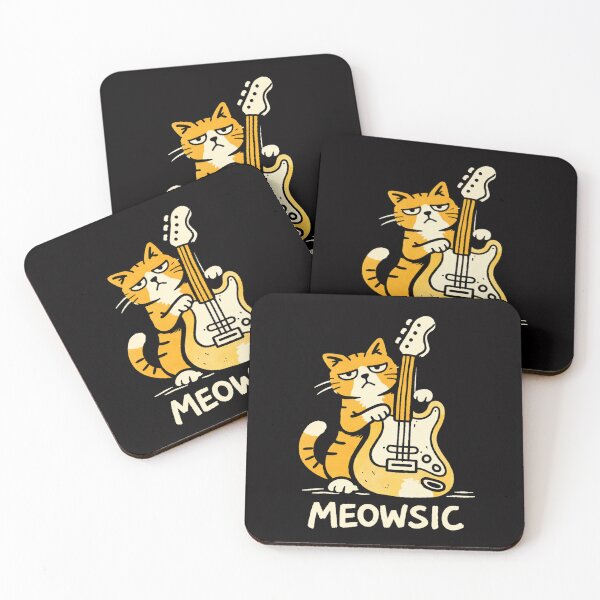 Item preview, Funny Meowsic Cat Shirt, Guitar Cat Meme Tee, Music Humor Shirt, Funny Musician Gift, Cat Lover Shirt designed and sold by VibeOffline Studio.