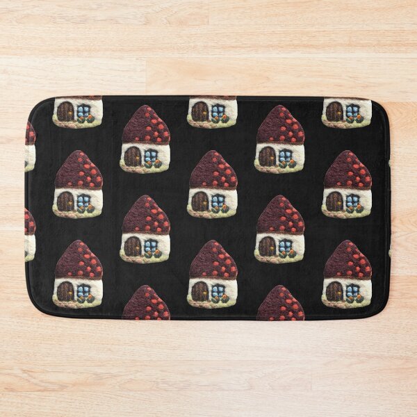 Item preview, hand-felted little house with garden designed and sold by creaphyl28.