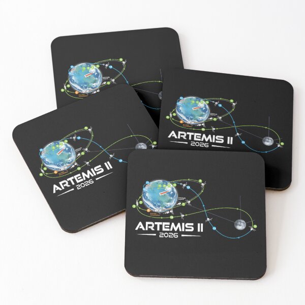 Item preview, Artemis 2 Route Map SLS Rocket 2026 to The Moon and Beyond designed and sold by ZalcArtStore.