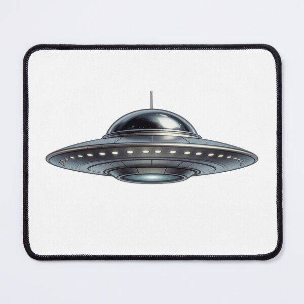 Item preview, Retro 1950s UFO Flying Saucer Sticker - Classic designed and sold by octozap.
