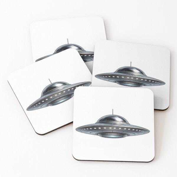 Item preview, Retro 1950s UFO Flying Saucer Sticker - Classic designed and sold by octozap.