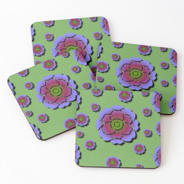 Item preview, Playful Floral Medley on Green designed and sold by IntelliMindDesigns.