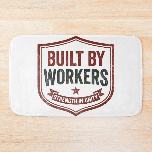 Item preview, Built by Workers Powered by Unity Labor Pride designed and sold by RoyesButler.