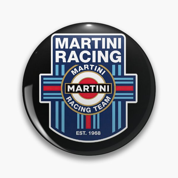 Item preview, Martini Racing Inspired Geometric Racing Badge Design designed and sold by enzoade.
