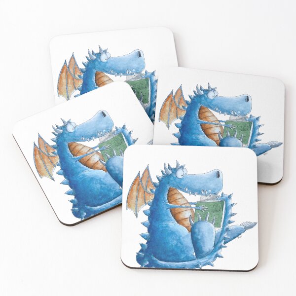 Item preview, A bookish dragon  designed and sold by SketchingDoctor.