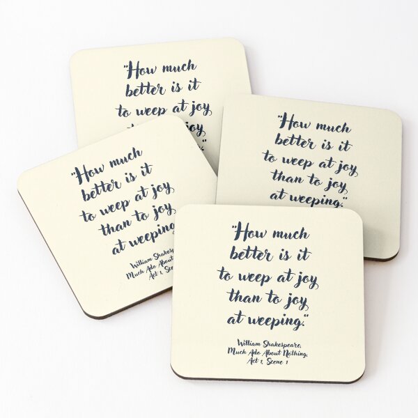 Item preview, Lit Shakespeare Quote from Much Ado About Nothing designed and sold by CharlottePlaceArt.