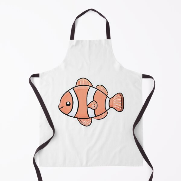 Item preview, Kawaii Clownfish Cute Orange Anemone Fish designed and sold by jolikunama.