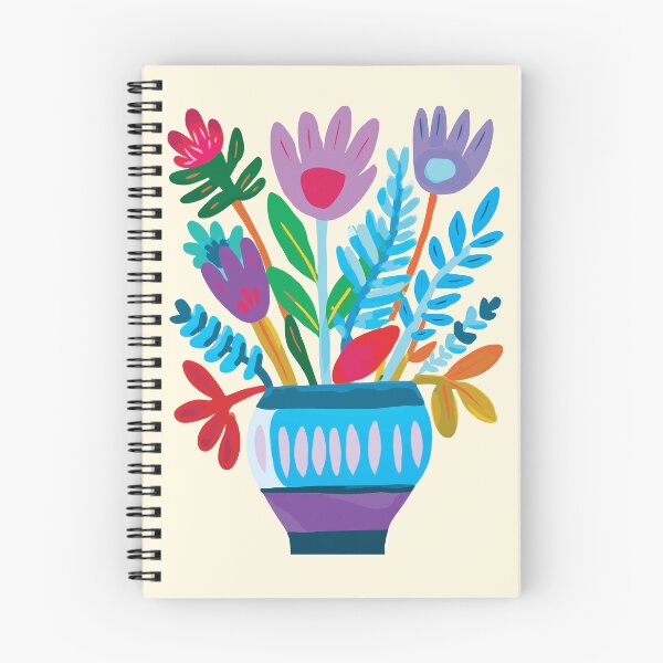 Item preview, Cool Colorful Capacious Folk Floral Abstract Design designed and sold by CharlottePlaceArt.