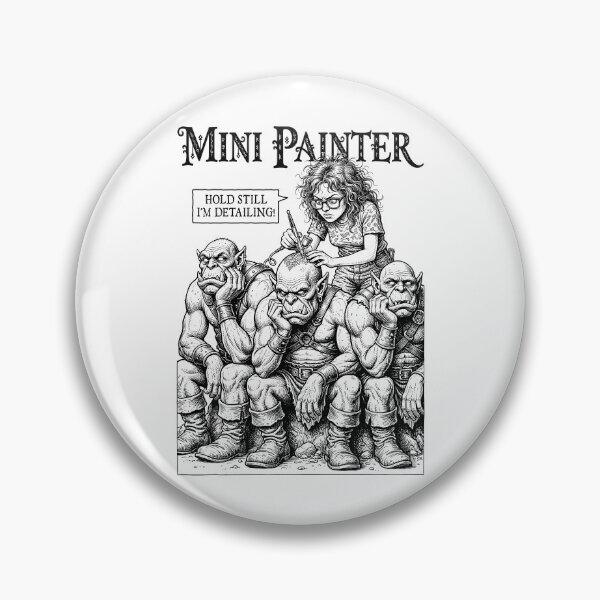 Item preview, Mini Painter Girl Fantasy RPG Orc Airbrush Painting Woman designed and sold by GrandeDuc.