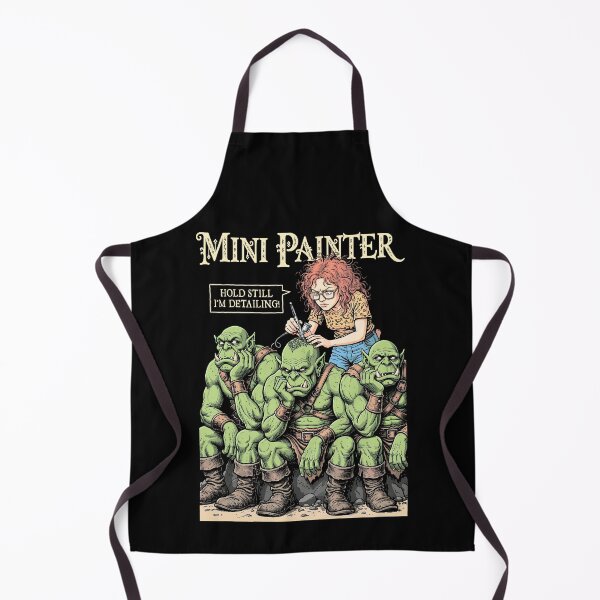 Item preview, Mini Painter Girl Fantasy RPG Orc Airbrush Painting Woman designed and sold by GrandeDuc.