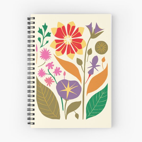 Item preview, Cool Colorful Capacious Folk Floral Abstract Design designed and sold by CharlottePlaceArt.