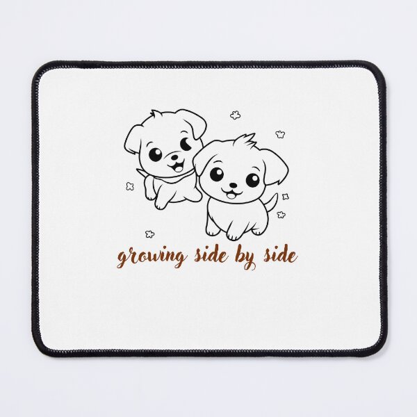Item preview, Growing Side by Side – Cute Puppy Friendship  designed and sold by Gentlewords10.