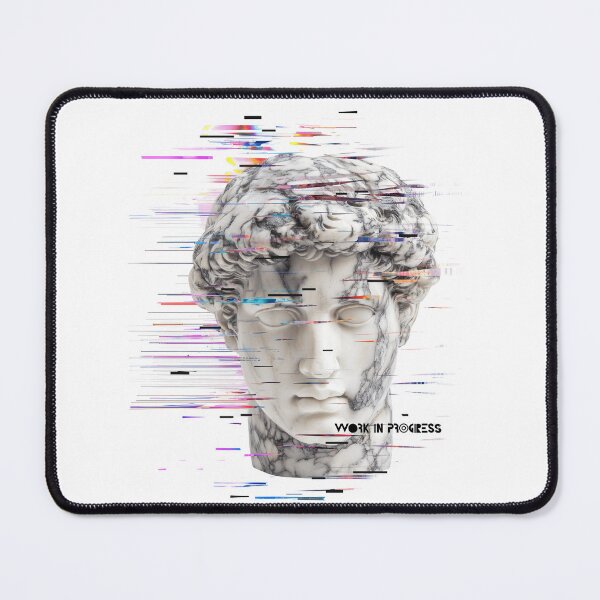 Item preview, Funny Chronic Illness Shirt Work In Progress Glitch Statue Art Burnout Humor Mental Health Sarcasm Invisible Illness designed and sold by RealLifeMerchies.
