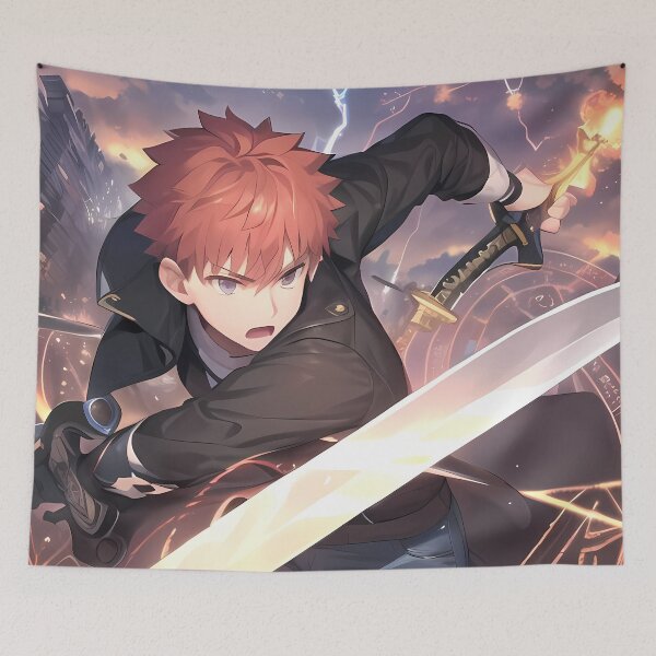 Item preview, Shirou Emiya Fate Stay Night Anime Lightning Duel designed and sold by riadjamai.