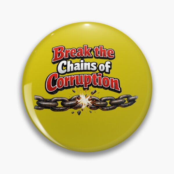 Item preview, Shattered Chains of Corruption – Freedom Message Design designed and sold by annenambiro.