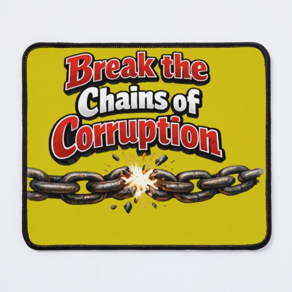 Item preview, Shattered Chains of Corruption – Freedom Message Design designed and sold by annenambiro.