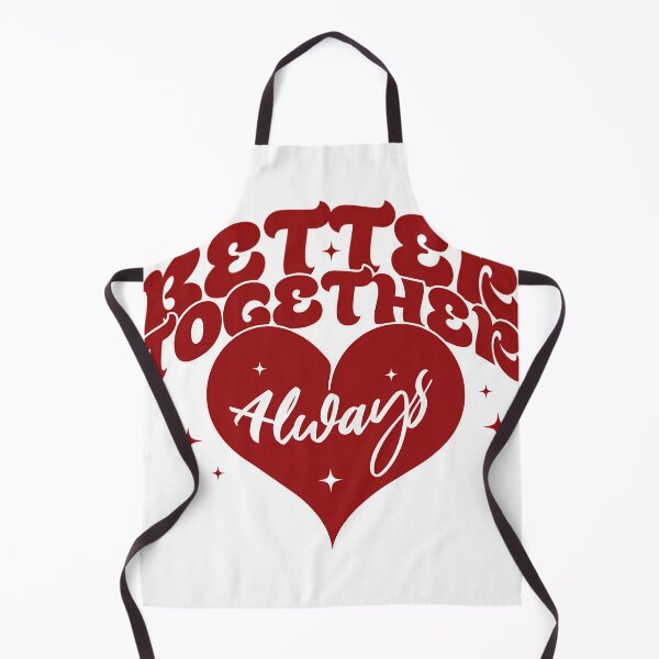 Item preview, Better Together – Heart Script Emblem designed and sold by tenstoriesshop.