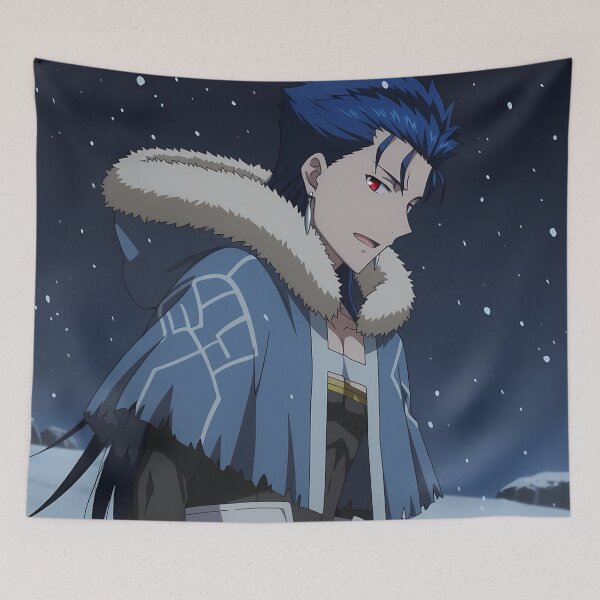 Item preview, Lancer Fate Stay Night Anime Snowfield Warrior Calm designed and sold by riadjamai.