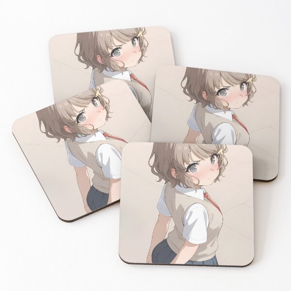 Item preview, Tomoe Koga Bunny Girl Senpai Anime Girl Waifu School Uniform designed and sold by riadjamai.