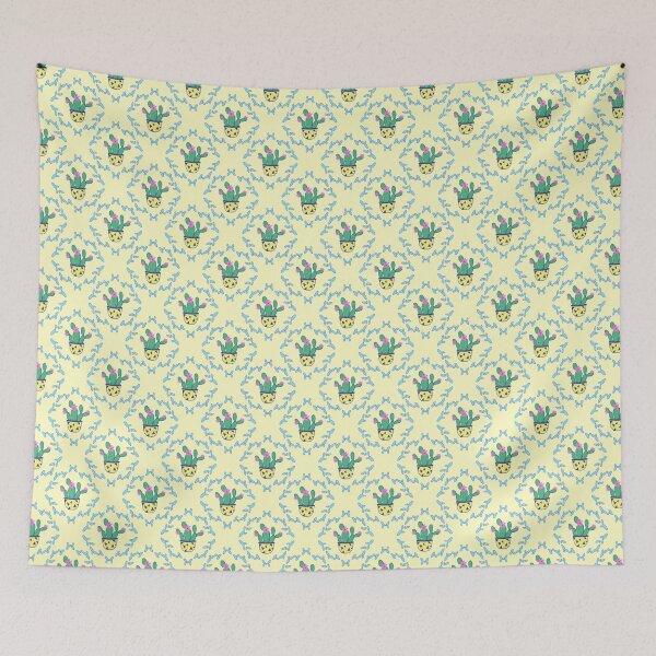 Item preview, Cute Cactus Garden Seamless Pattern designed and sold by thanratdesign.