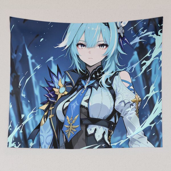 Item preview, Eula Genshin Impact Icy Aura Cryo Storm designed and sold by riadjamai.