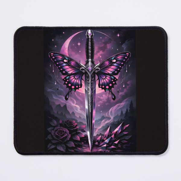 Item preview, The Butterfly Dagger | Ethereal Stiletto & Dark Romanticism Art designed and sold by Studio77-Gothic.