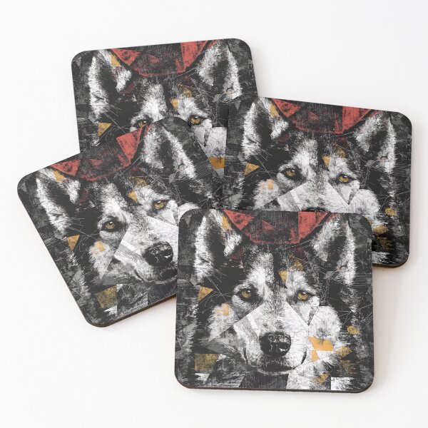 Item preview, Abstract Geometric Dog Portrait – Modern Cubist Animal Art with Bold Shapes designed and sold by Studio Atharv.