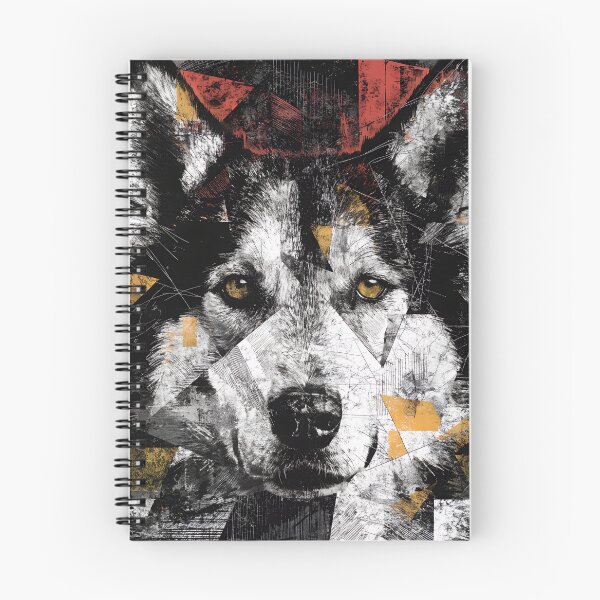 Item preview, Abstract Geometric Dog Portrait – Modern Cubist Animal Art with Bold Shapes designed and sold by Studio Atharv.