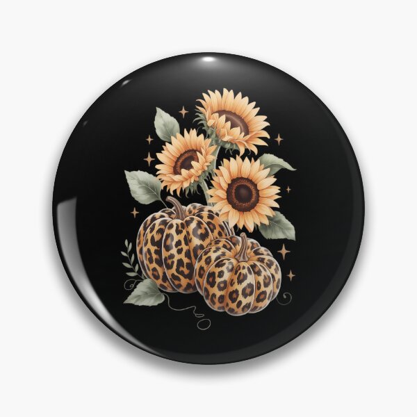 Item preview, Pumpkin Leopard Sunflower Fall Lover Autumn designed and sold by Moon-Ape.