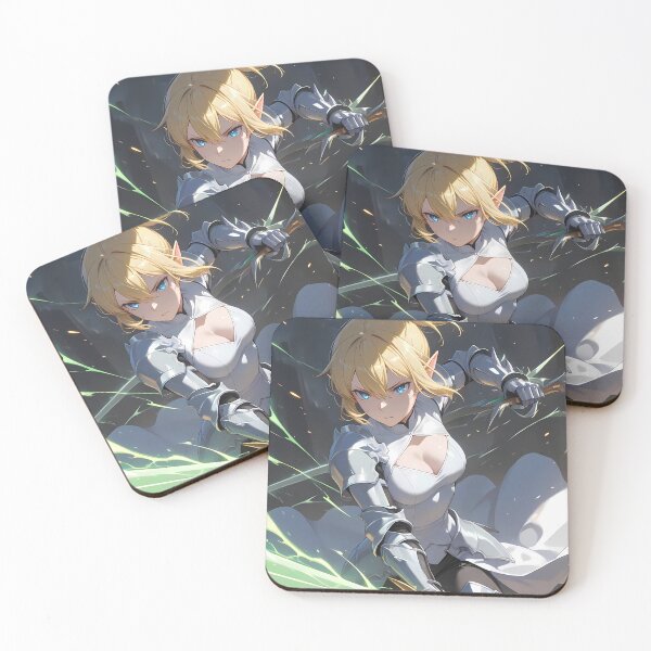 Item preview, Ryuu Lion Danmachi Anime Elf Warrior Combat Fantasy Green designed and sold by riadjamai.