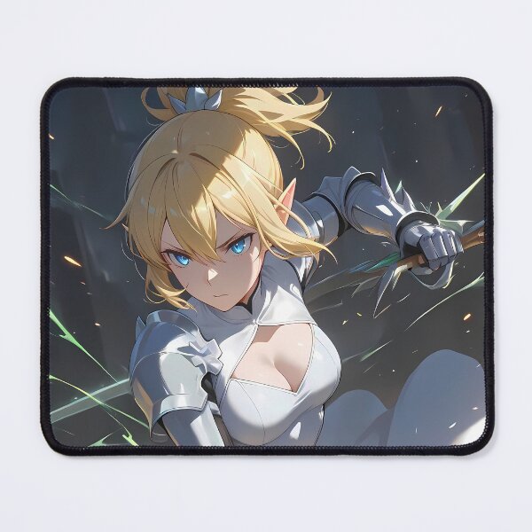 Item preview, Ryuu Lion Danmachi Anime Elf Warrior Combat Fantasy Green designed and sold by riadjamai.