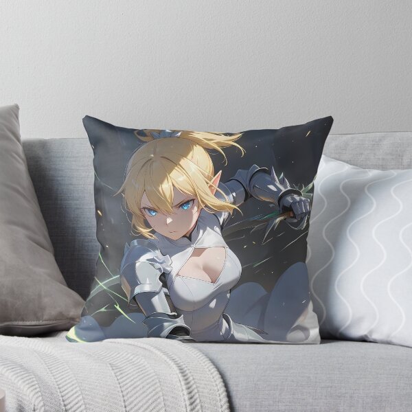 Item preview, Ryuu Lion Danmachi Anime Elf Warrior Combat Fantasy Green designed and sold by riadjamai.