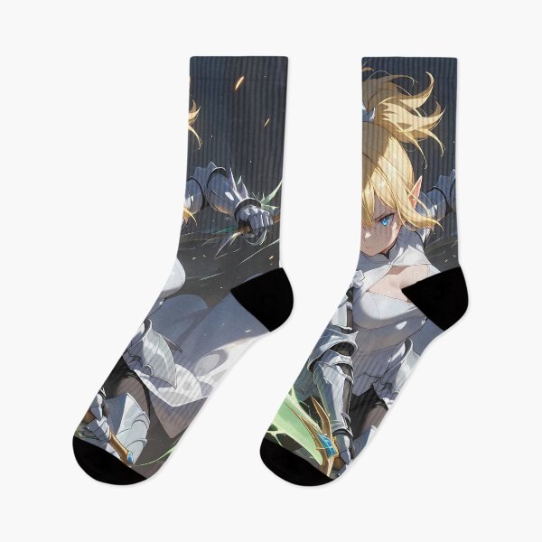 Item preview, Ryuu Lion Danmachi Anime Elf Warrior Combat Fantasy Green designed and sold by riadjamai.