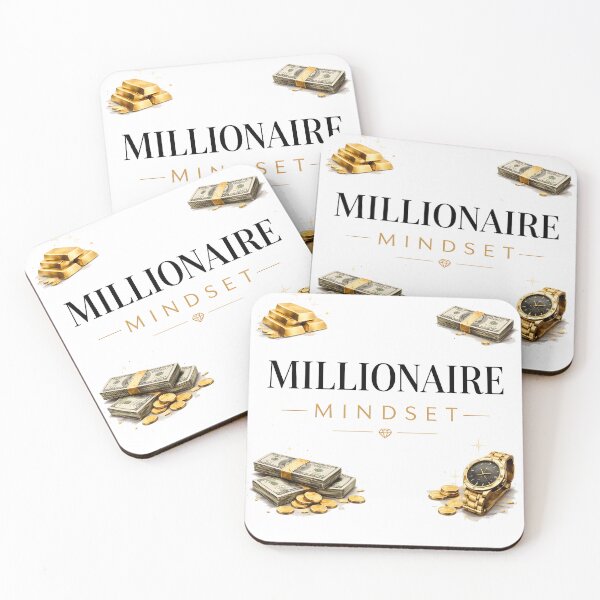 Item preview, Millionaire Mindset Clean Luxury Money Design designed and sold by Nixora.