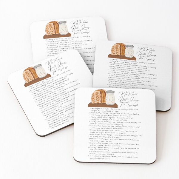 Item preview, Mental journey as sourdough designed and sold by bruise+blush.
