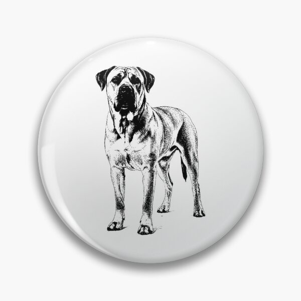 Item preview, Boerboel Vintage Dog Portrait designed and sold by RPrintPulse.