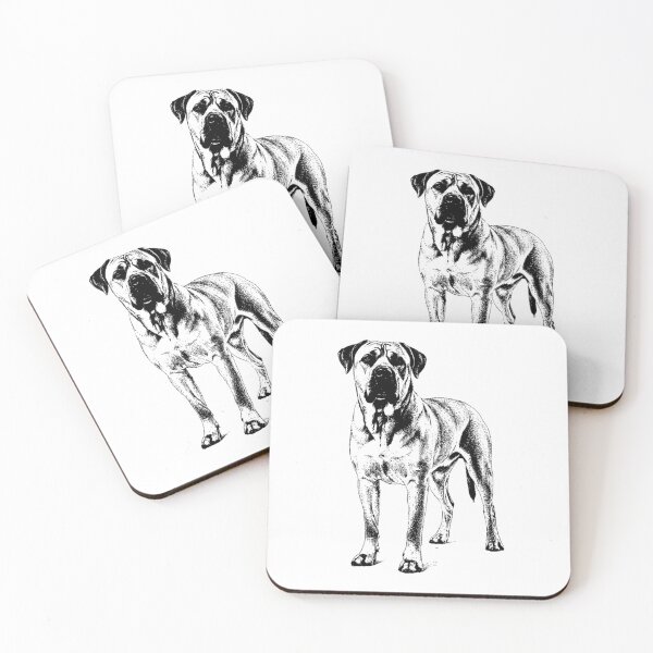 Item preview, Boerboel Vintage Dog Portrait designed and sold by RPrintPulse.