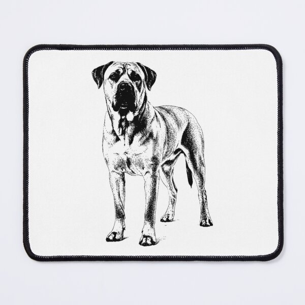 Item preview, Boerboel Vintage Dog Portrait designed and sold by RPrintPulse.