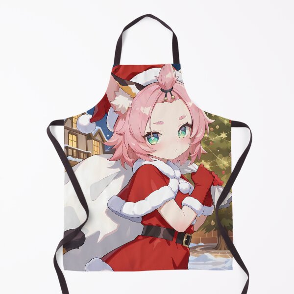 Item preview, Diona Genshin Impact Santa Dress Christmas Tree Winter Snow designed and sold by riadjamai.