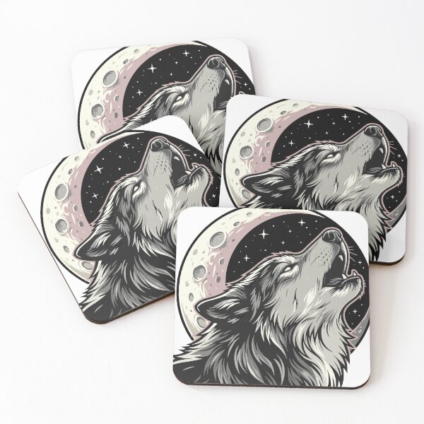 Item preview, Wolf of the Eternal Moonrise designed and sold by inkioboutique.
