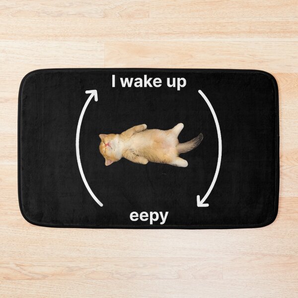 Item preview, Funny Eepy Cat Silly Sleepy Cat Meme  designed and sold by PmindHalow.